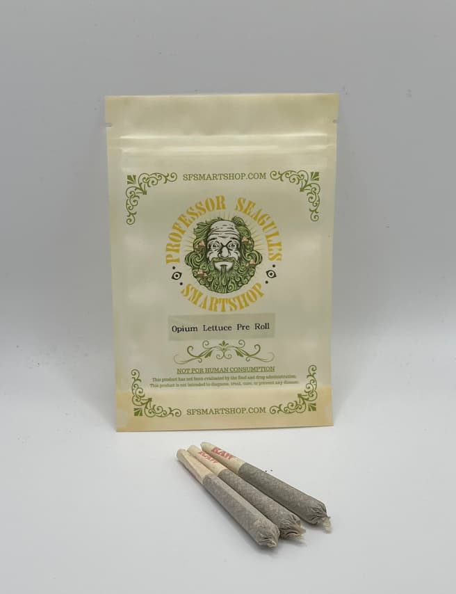 Opium Lettuce & Damiana Herbal Cigarettes - 3 Pack